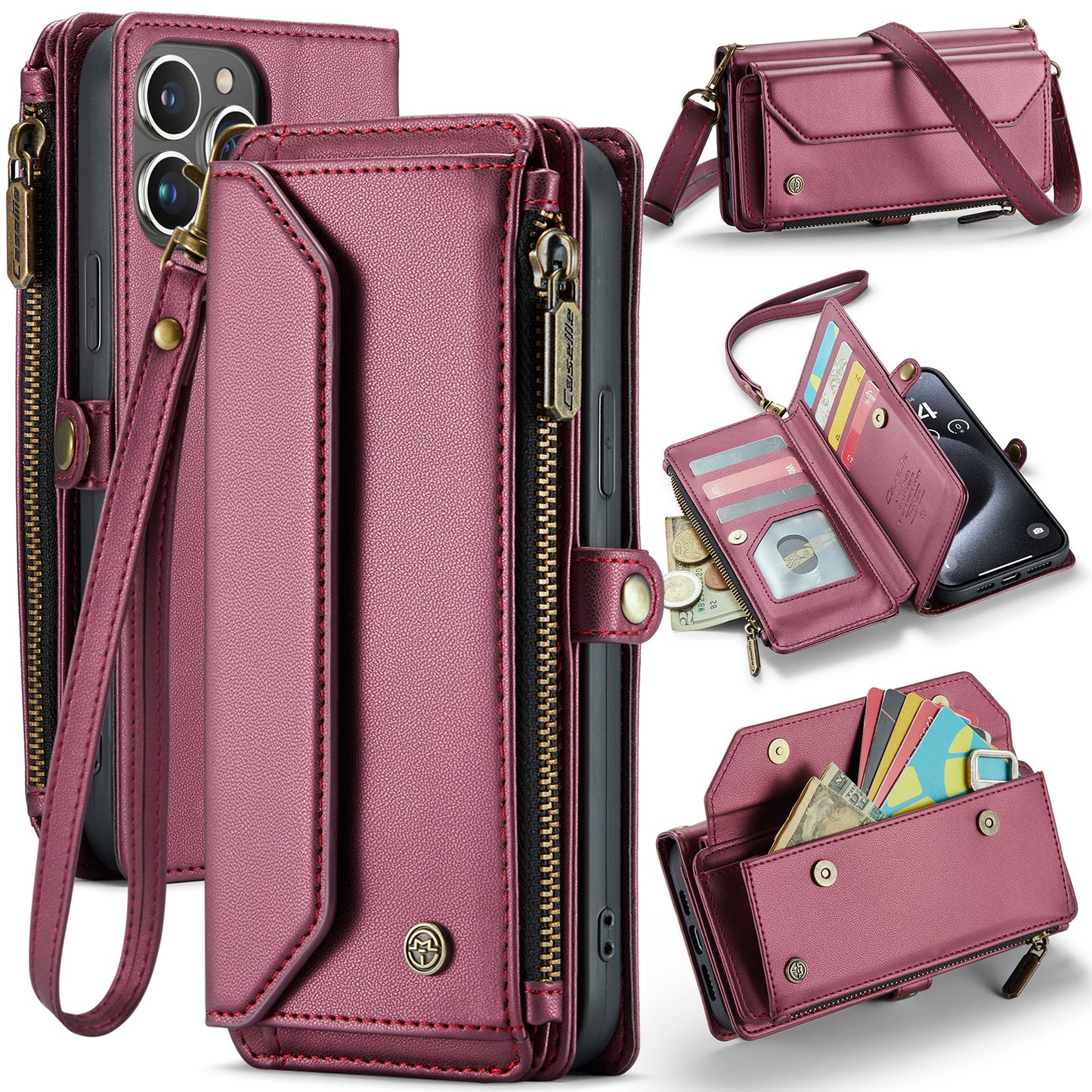 Élégance™ | Pochette Téléphone Multifonction 3-en-1