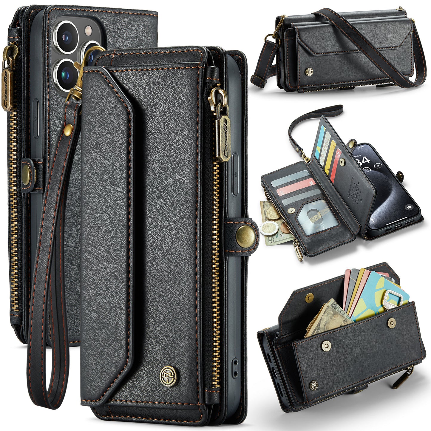 Élégance™ | Pochette Téléphone Multifonction 3-en-1